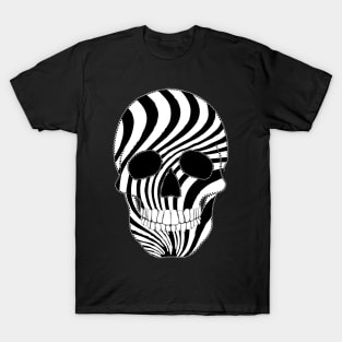 Optical Illusion Skull T-Shirt